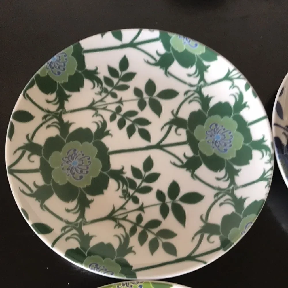 Williams Sonoma Peacock Pavao appetizer plates